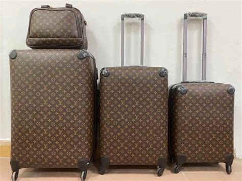 louis vuitton luggage set fake|knockoff louis vuitton luggage.